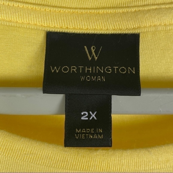 Worthington Cutout Bowtie Sleeve Blouse - Picture 7 of 7